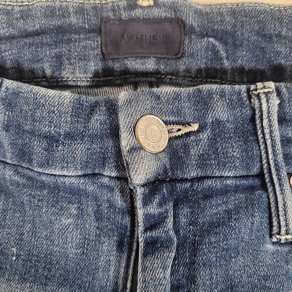 Mother Skinny Distressed Jeans Women's Size 27‎ - Picture 1 of 3